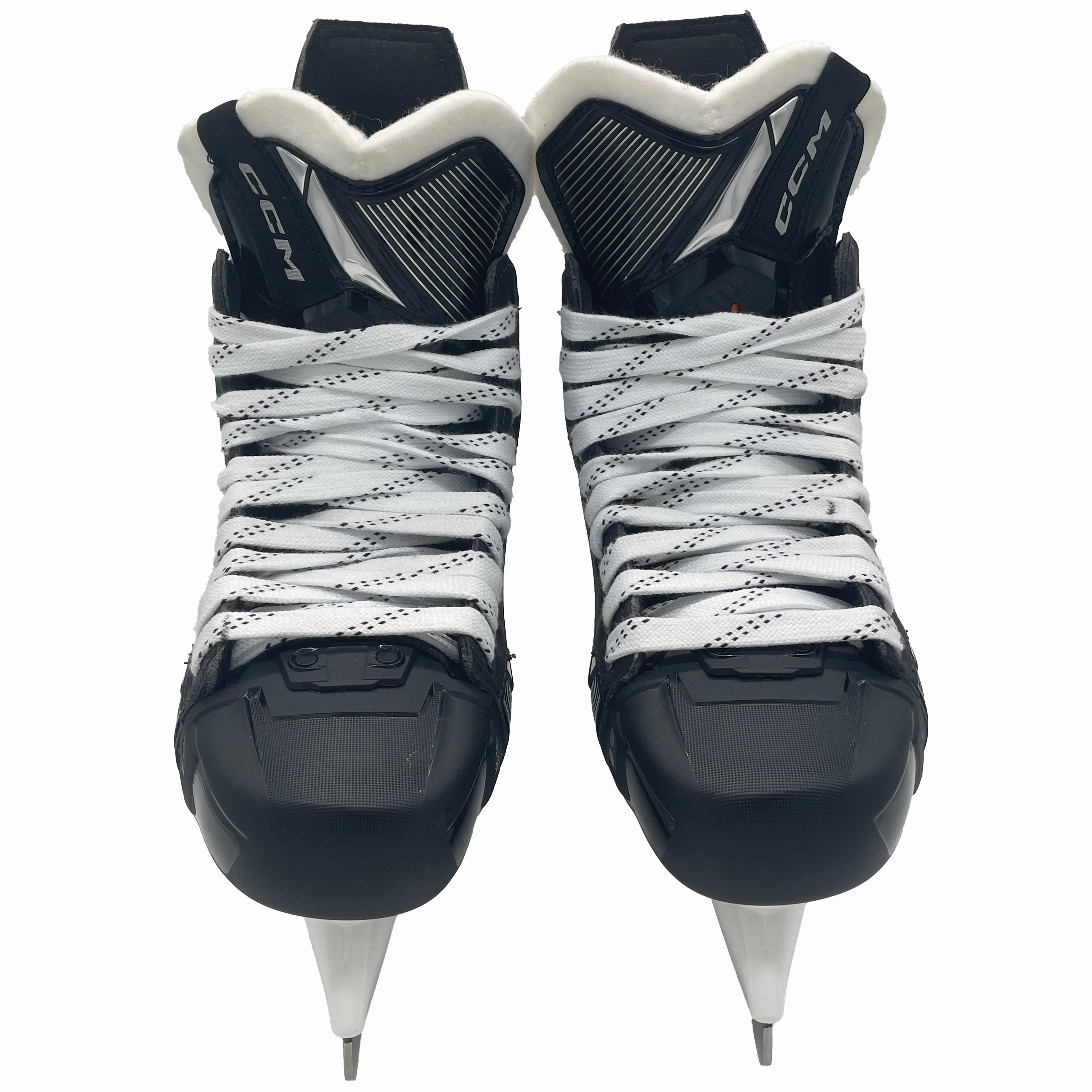Patins de hockey CCM Tacks AS-V Pro – NCAA Pro Stock – Taille 7,5 (noir/bleu)